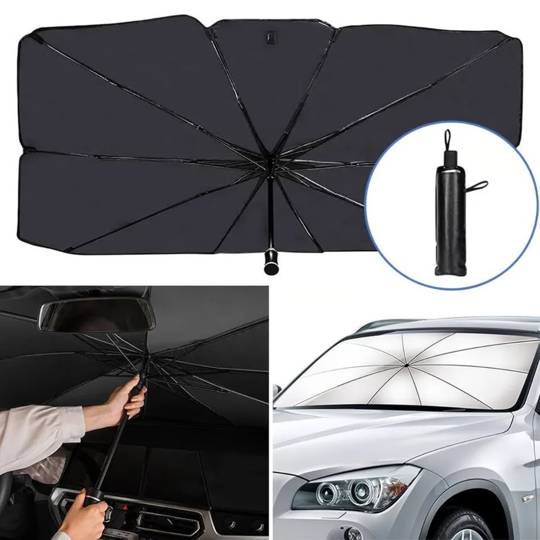 ☀️🚗PARASOL PLEGABLE UV PARA PARABRISA AUTO🚗☀️